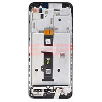 Accesorii GSM - Ansamblu LCD: LCD+Touchscreen cu Rama MOTOROLA Moto G10 BLACK Original Service Pack