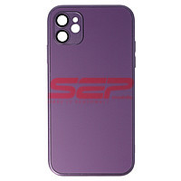 Accesorii GSM - Toc TPU Frosted Glass: Toc TPU Frosted Glass Apple iPhone 11 Deep Purple