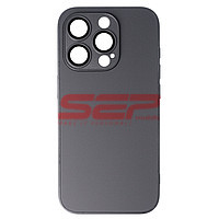 Accesorii GSM - PC Back Cover: Toc TPU Frosted Glass Apple iPhone 15 Pro Graphite