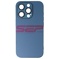 Toc TPU Frosted Glass Apple iPhone 15 Pro Blue