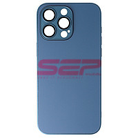 Toc TPU Frosted Glass Apple iPhone 15 Pro Max Blue
