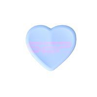 Stand suport adeziv telefon Jelly Soft Heart Blue