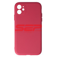 Accesorii GSM - TPU Back Cover: Toc silicon High Copy Apple iPhone 11 Raspberry