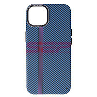 Accesorii GSM - PC Back Cover: Toc PC MetalRing Carbon Apple iPhone 13 Blue