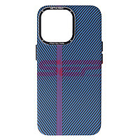 Accesorii GSM - PC Back Cover: Toc PC MetalRing Carbon Apple iPhone 13 Pro Blue