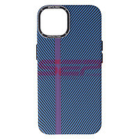 Accesorii GSM - PC Back Cover: Toc PC MetalRing Carbon Apple iPhone 14 Blue