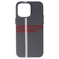 Accesorii GSM - PC Back Cover: Toc PC MetalRing Carbon Apple iPhone 14 Pro Max Graphite