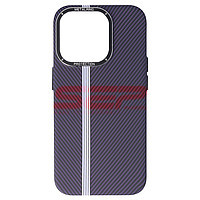 Accesorii GSM - PC Back Cover: Toc PC MetalRing Carbon Apple iPhone 15 Pro Purple