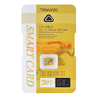 Accesorii GSM - : Card memorie micro-SD 64GB XC TRANYOO