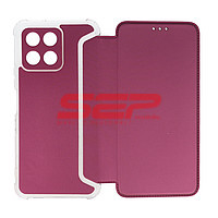 Accesorii GSM - Toc FlipCover Piano: Toc FlipCover Magnet Piano Honor X6 Wine