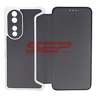Accesorii GSM - Toc FlipCover Piano: Toc FlipCover Magnet Piano Honor 90 Black