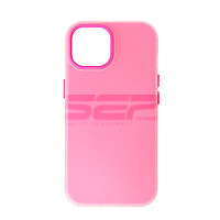 Accesorii GSM - : Toc TPU+PC Candy Apple iPhone 15 Pink
