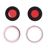 Accesorii GSM - Geam camera foto: Geam camera cu Rama Apple iPhone 15 PINK