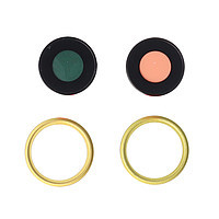 Accesorii GSM - Geam camera foto: Geam camera cu Rama Apple iPhone 14 YELLOW