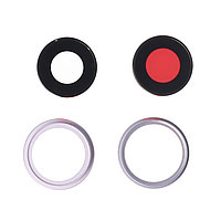 Accesorii GSM - Geam camera foto: Geam camera cu Rama Apple iPhone 14 Plus PURPLE