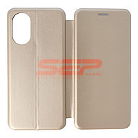 Accesorii GSM - Toc FlipCover Round: Toc FlipCover Round Oppo A38 Gold