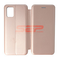 Accesorii GSM - Toc FlipCover Round: Toc FlipCover Round Samsung Galaxy A51 Rose Gold