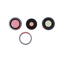 Accesorii GSM - Geam camera foto: Geam camera cu Rama Apple iPhone 15 Pro WHITE