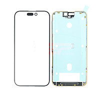 Accesorii GSM - Geam ecran cu rama: Geam cu Rama + OCA iPhone 15 PRO BLACK