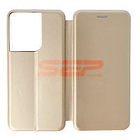 Accesorii GSM - : Toc FlipCover Round Oppo Reno8 5G Gold