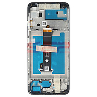 Accesorii GSM - Ansamblu LCD: LCD+Touchscreen cu Rama MOTOROLA Moto E20 BLACK Original Service Pack