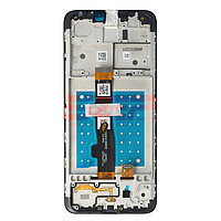 Accesorii GSM - Ansamblu LCD: LCD+Touchscreen cu Rama MOTOROLA Moto E7 BLACK Original Service Pack
