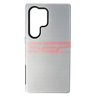 Accesorii GSM - PC Back Cover: Toc TPU+PC Triangle Samsung Galaxy S24 Ultra Silver