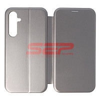 Accesorii GSM - Toc FlipCover Round: Toc FlipCover Round Samsung Galaxy A35 Fossil Grey