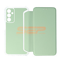 Accesorii GSM - : Toc FlipCover Piano Samsung Galaxy A24 Light Green