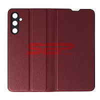 Accesorii GSM - : Toc FlipCover Leather Samsung Galaxy A24 Wine