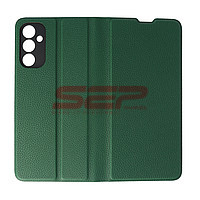 Accesorii GSM - Toc FlipCover Leather: Toc FlipCover Leather Samsung Galaxy A14 5G Dark Green