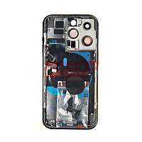 Accesorii GSM - Carcasa AAA: Carcasa completa + uper flex iPhone 14 PRO BLACK