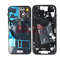 Accesorii GSM - Carcasa AAA: Carcasa completa + uper flex iPhone 15 BLACK
