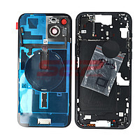 Accesorii GSM - Carcasa AAA: Carcasa completa + uper flex iPhone 15 Plus BLACK