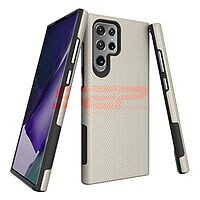 Accesorii GSM - Toc TPU+PC Triangle: Toc TPU+PC Triangle Samsung Galaxy A15 4G Silver