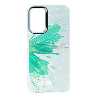 Accesorii GSM - Toc silicon Aurora Shell: Toc silicon Aurora Shell Samsung Galaxy A24 Green Butterfly