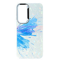 Accesorii GSM - Toc silicon Aurora Shell: Toc silicon Aurora Shell Samsung Galaxy A25 Blue Butterfly