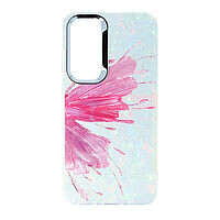 Accesorii GSM - Toc silicon Aurora Shell: Toc silicon Aurora Shell Samsung Galaxy A35 Purple Butterfly