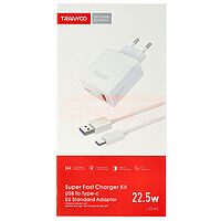 Accesorii GSM - Incarcatoare retea: Incarcator retea Fast Charge USB - Type-C 22.5W TRANYOO EU4-C