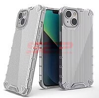 Accesorii GSM - Toc TPU+PC Stripes: Toc TPU+PC Stripes Apple iPhone 11 Clear