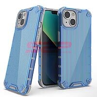 Accesorii GSM - Toc TPU+PC Stripes: Toc TPU+PC Stripes Apple iPhone 12 Blue