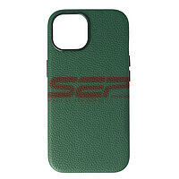 Accesorii GSM - Toc TPU Leather Magsafe: Toc TPU Leather Magsafe Apple iPhone 15 Green