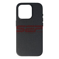 Toc TPU Leather Magsafe Apple iPhone 15 Pro Black