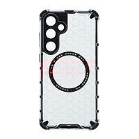 Accesorii GSM - Toc TPU+PC Honeycomb: Toc TPU+PC Honeycomb Magsafe Samsung Galaxy S24 Plus Clear