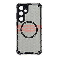 Accesorii GSM - Toc TPU+PC Honeycomb: Toc TPU+PC Honeycomb Magsafe Samsung Galaxy S24 Plus Black