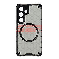 Toc TPU+PC Honeycomb Magsafe Samsung Galaxy S24 Black