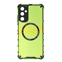 Accesorii GSM - Toc TPU+PC Honeycomb: Toc TPU+PC Honeycomb Magsafe Samsung Galaxy A05s Green
