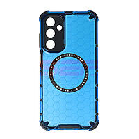 Accesorii GSM - Toc TPU+PC Honeycomb: Toc TPU+PC Honeycomb Magsafe Samsung Galaxy A25 Blue