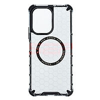 Accesorii GSM - Toc TPU+PC Honeycomb: Toc TPU+PC Honeycomb Magsafe Xiaomi Redmi 13C 4G Clear