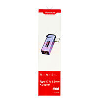 Accesorii GSM - Alte produse: Adaptor audio jack 3.5mm - Type-C Tranyoo T-E20
